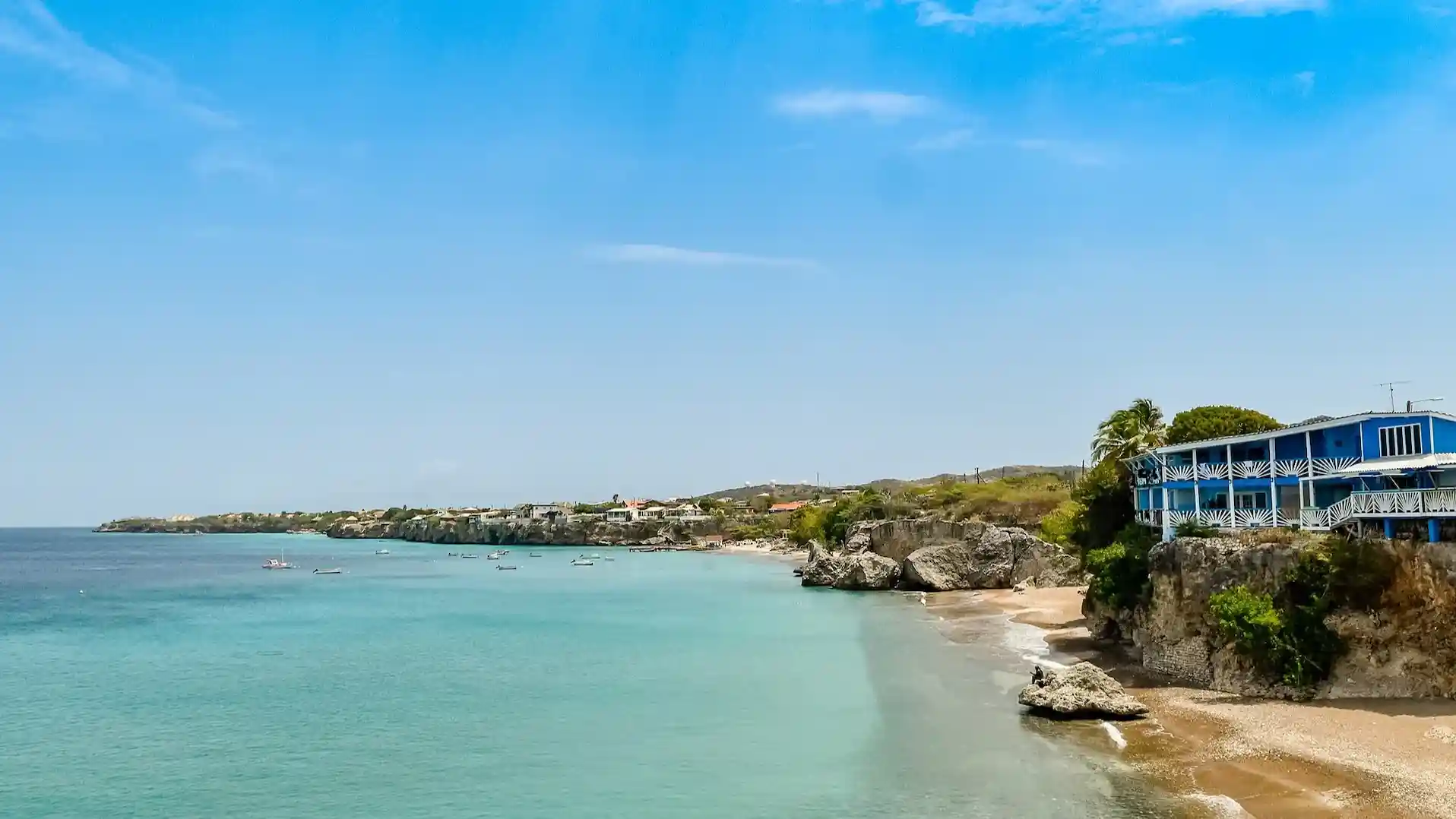 Playa Piskado, strand op Curaçao